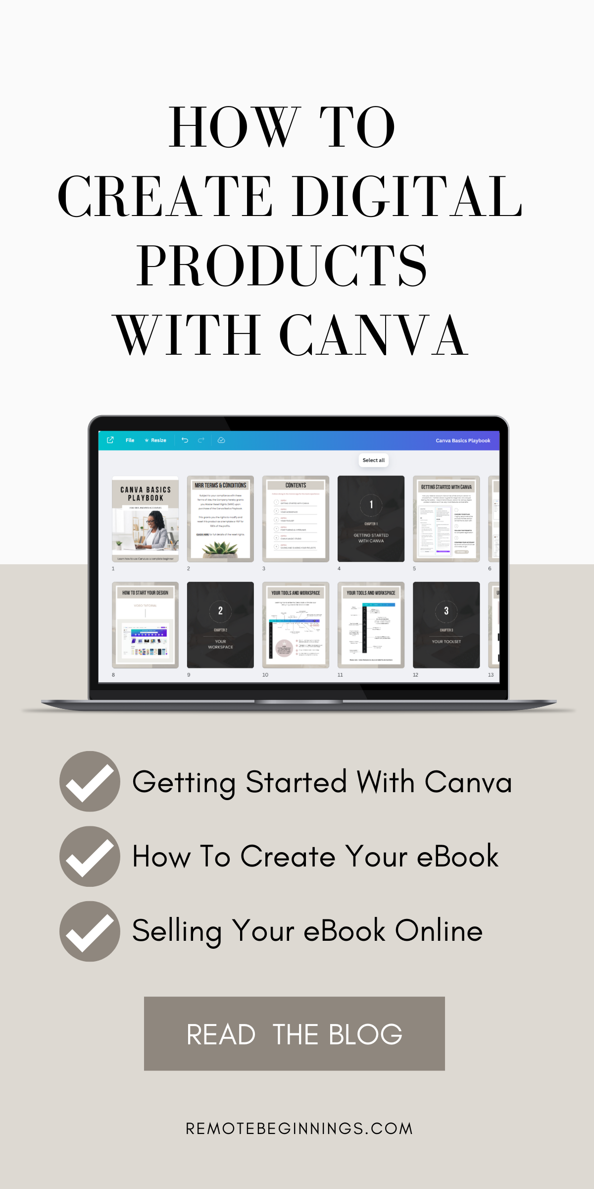 How to Create Digital Products With Canva