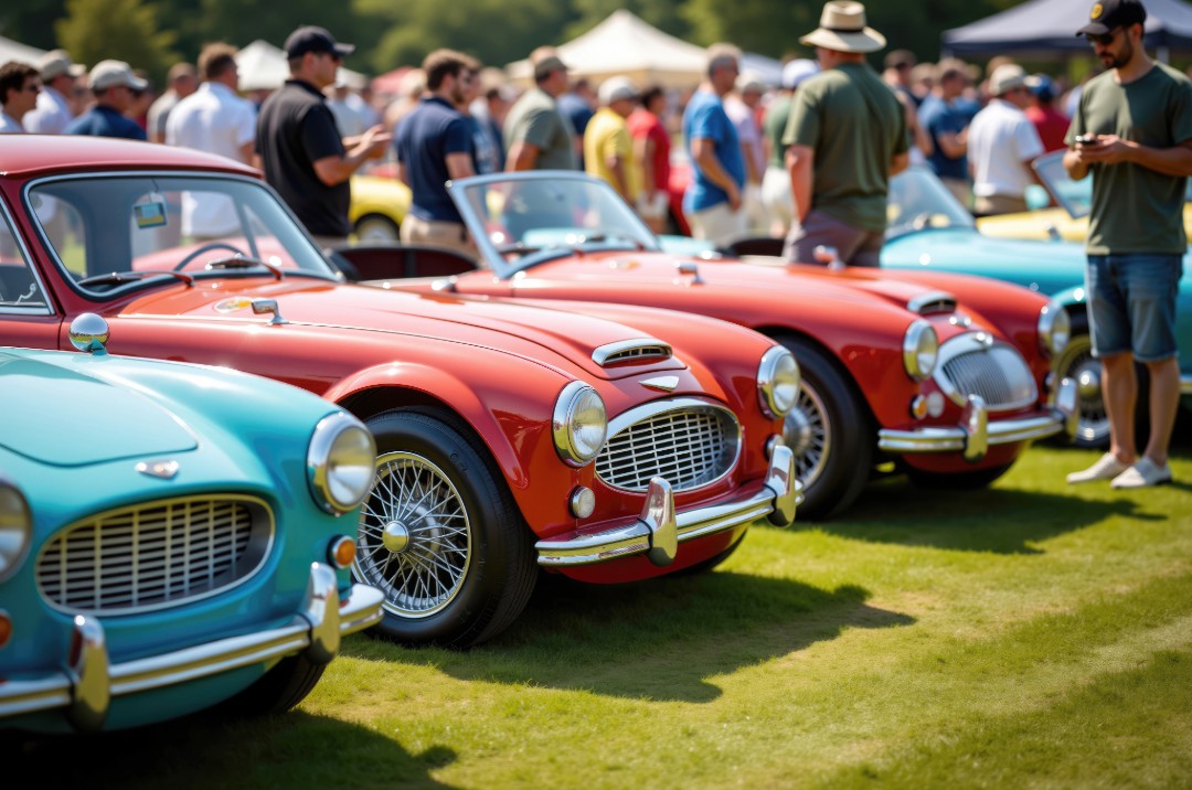 exotic cars at carshow