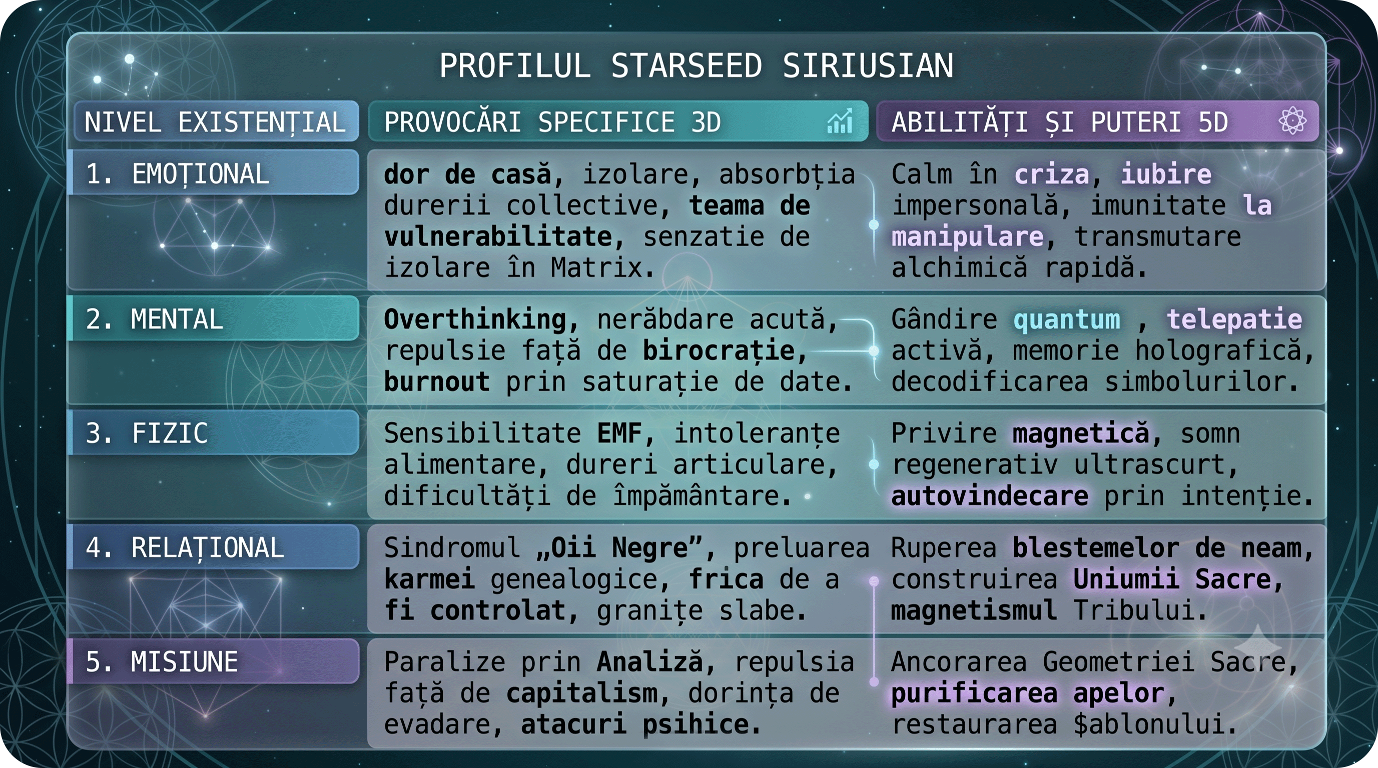 Profilul Alchimic al Starseed-ului din Sirius - Masih Tahmasby