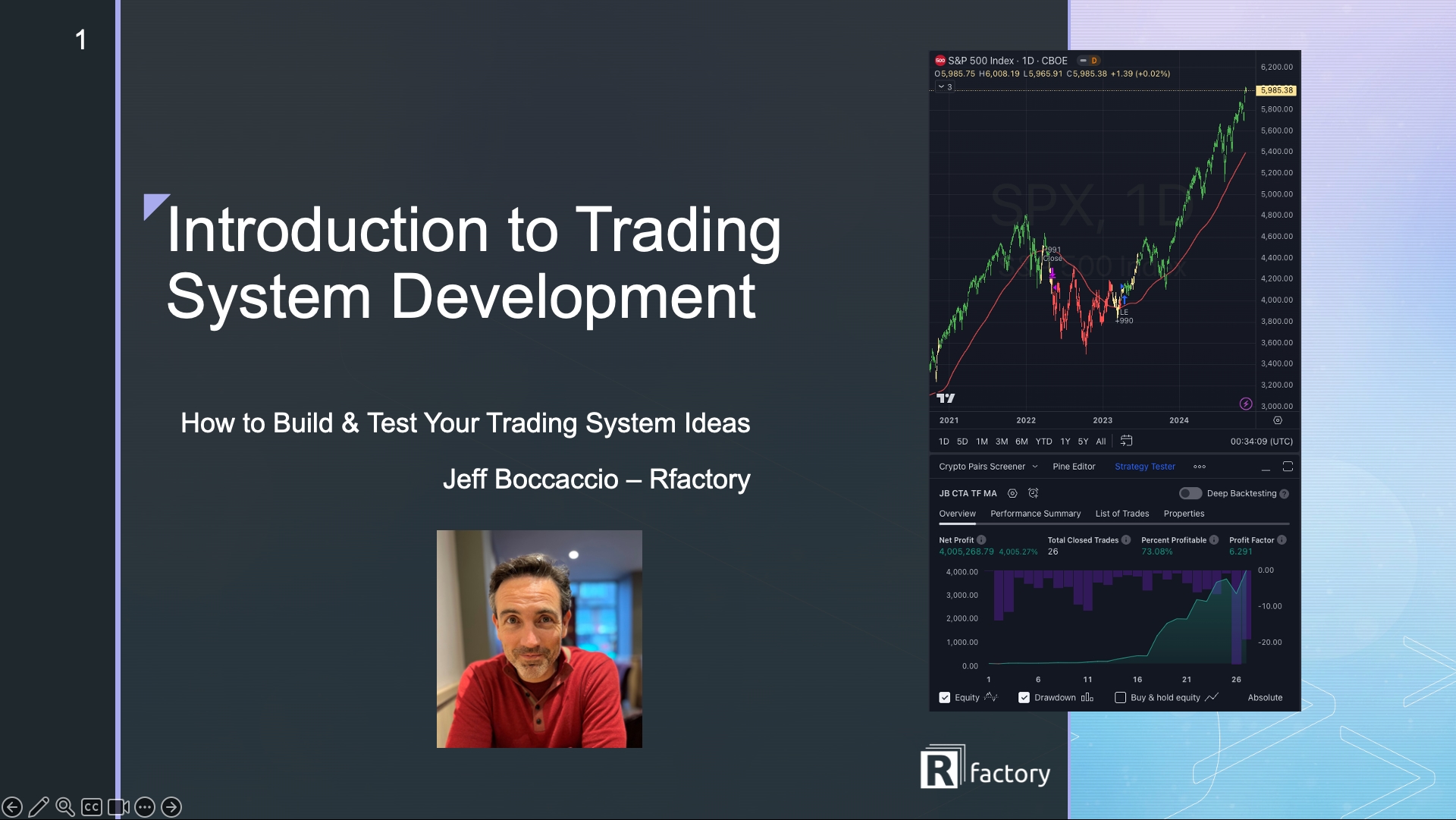 Intro to Trading System Development