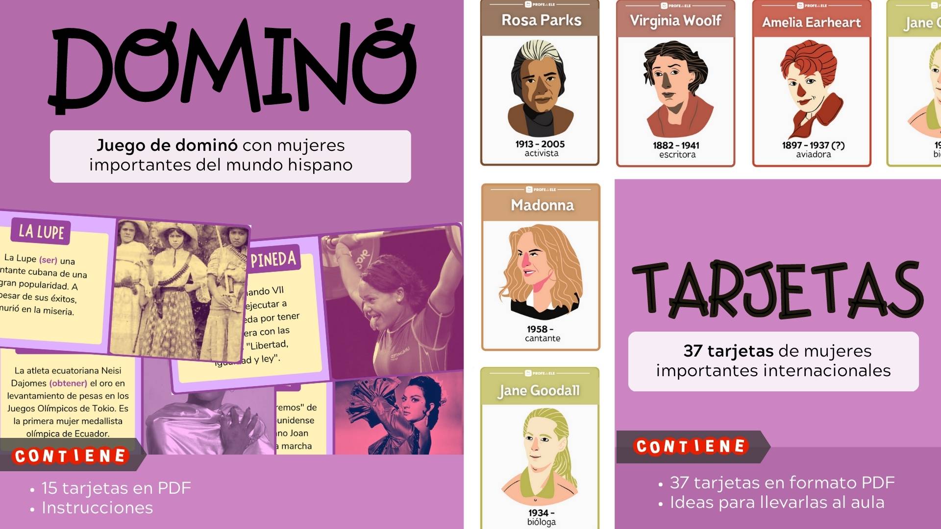 mujeres con historia ELE