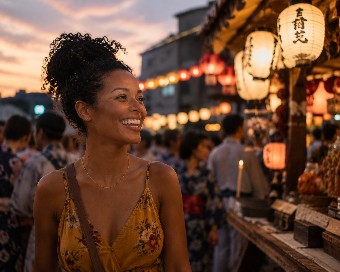 Traveler fully immersed in a meaningful cultural experience on a curated trip