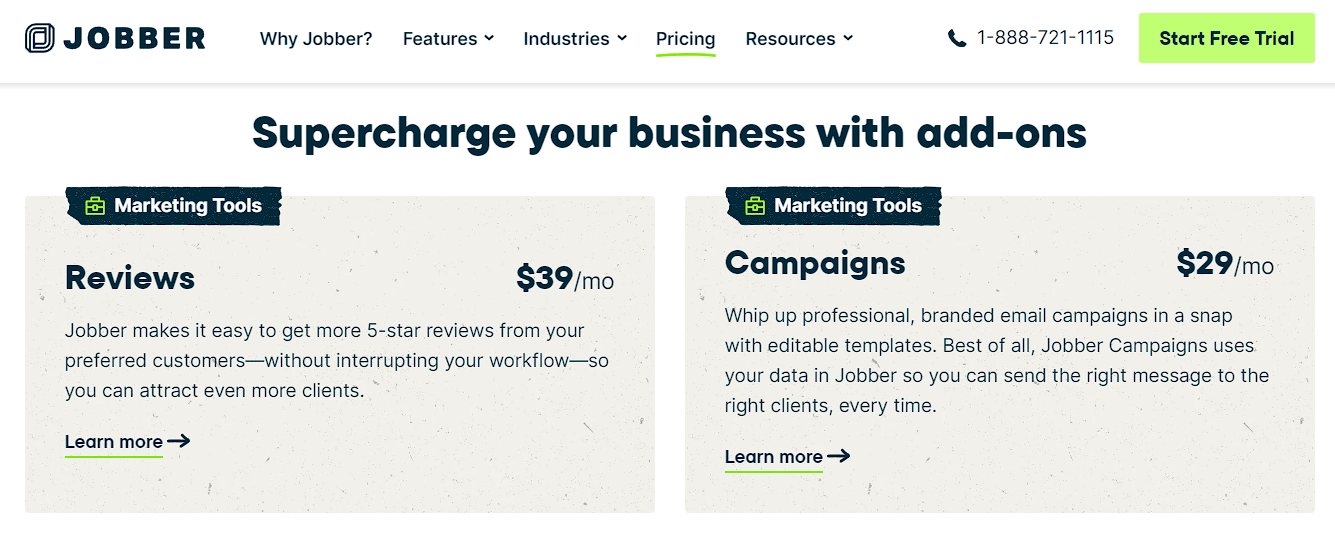 Jobber Reviews and Campaigns Pricing 2024