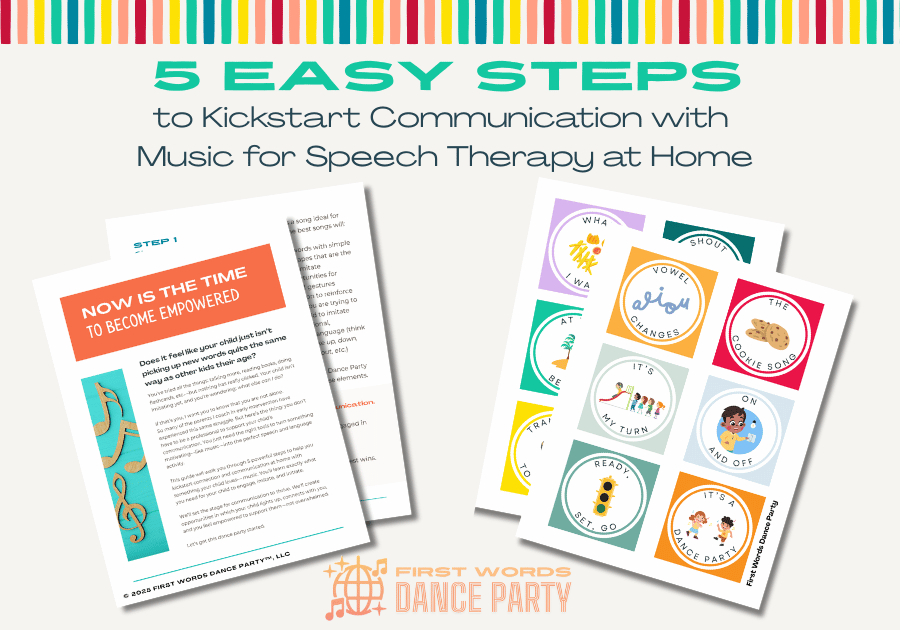 A free guide for parents of children with delayed speech.