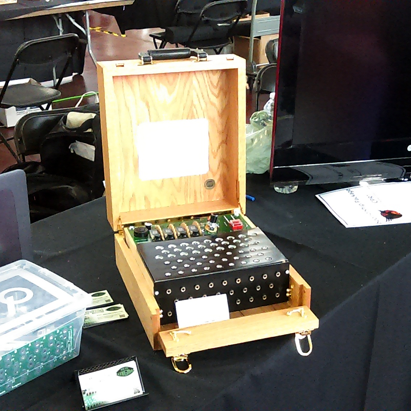 Enigma Wooden Case