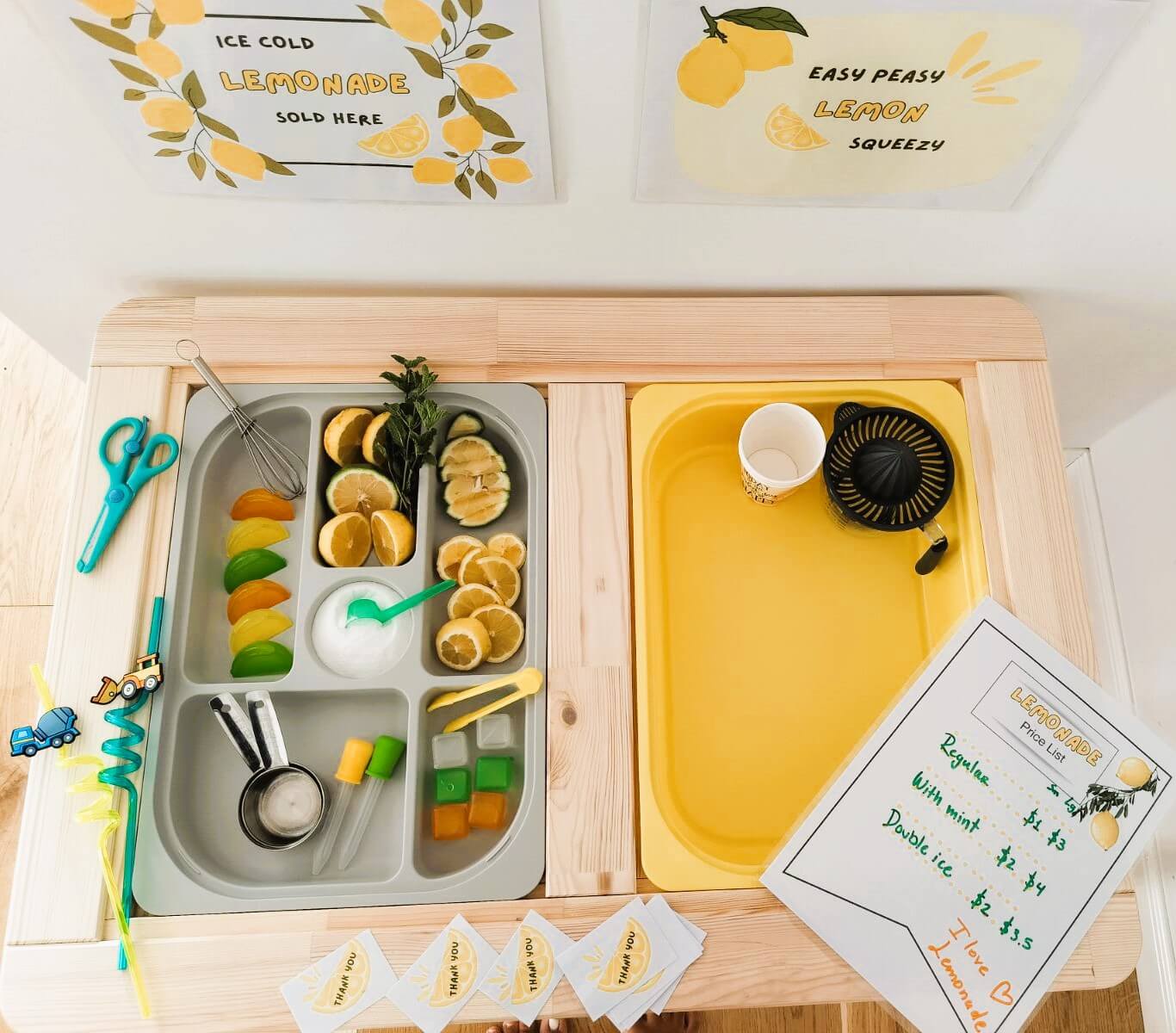 lemonade stand dramatic play center