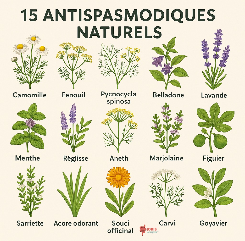 antispasmodique naturels