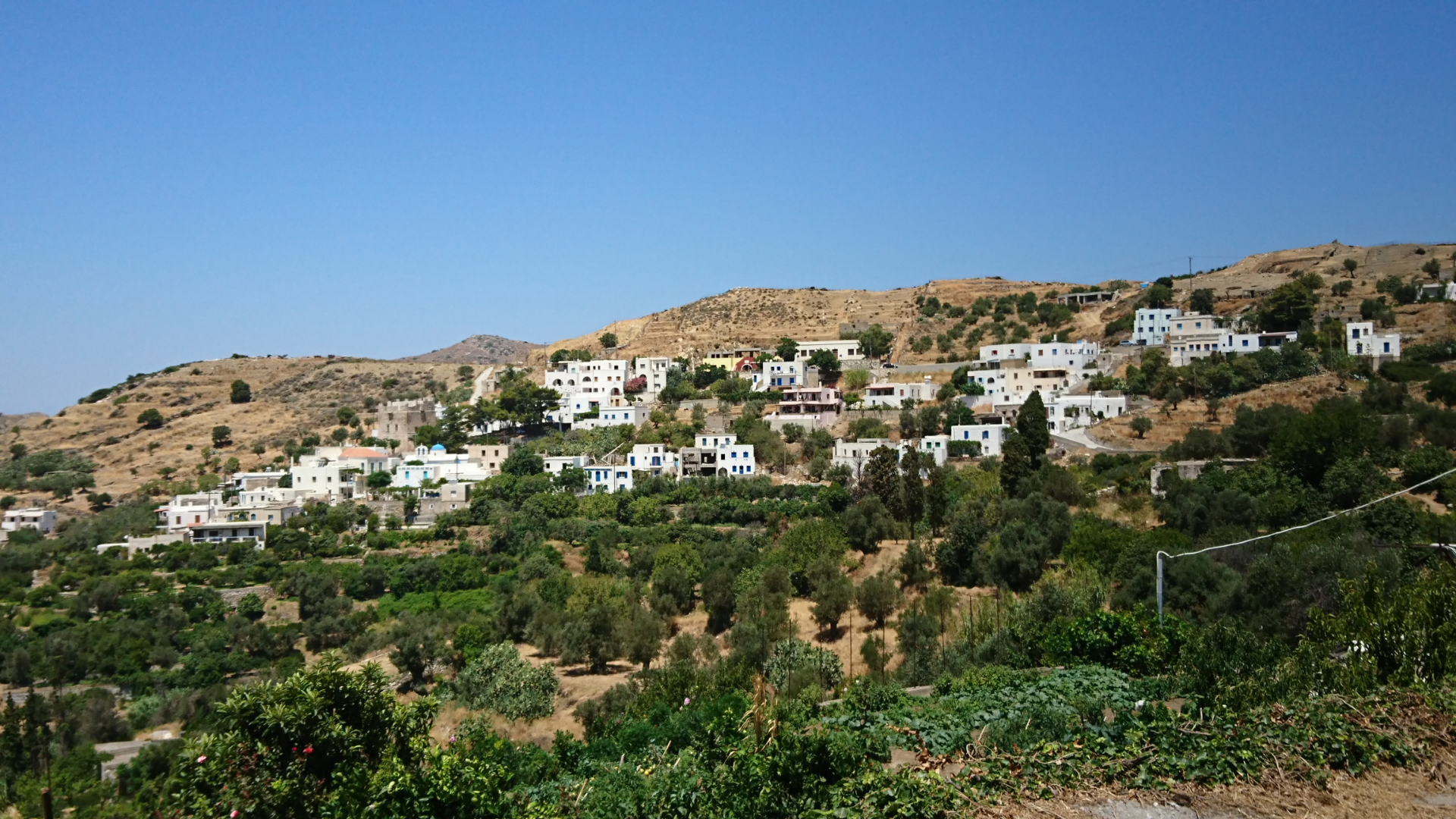 Village of Kourounochori, (Flower village) Náxos