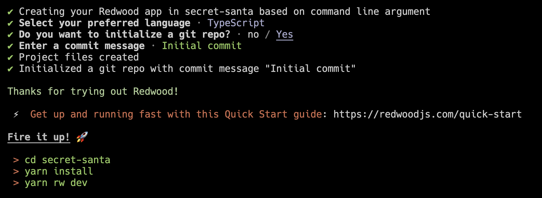 Create Redwood Starter