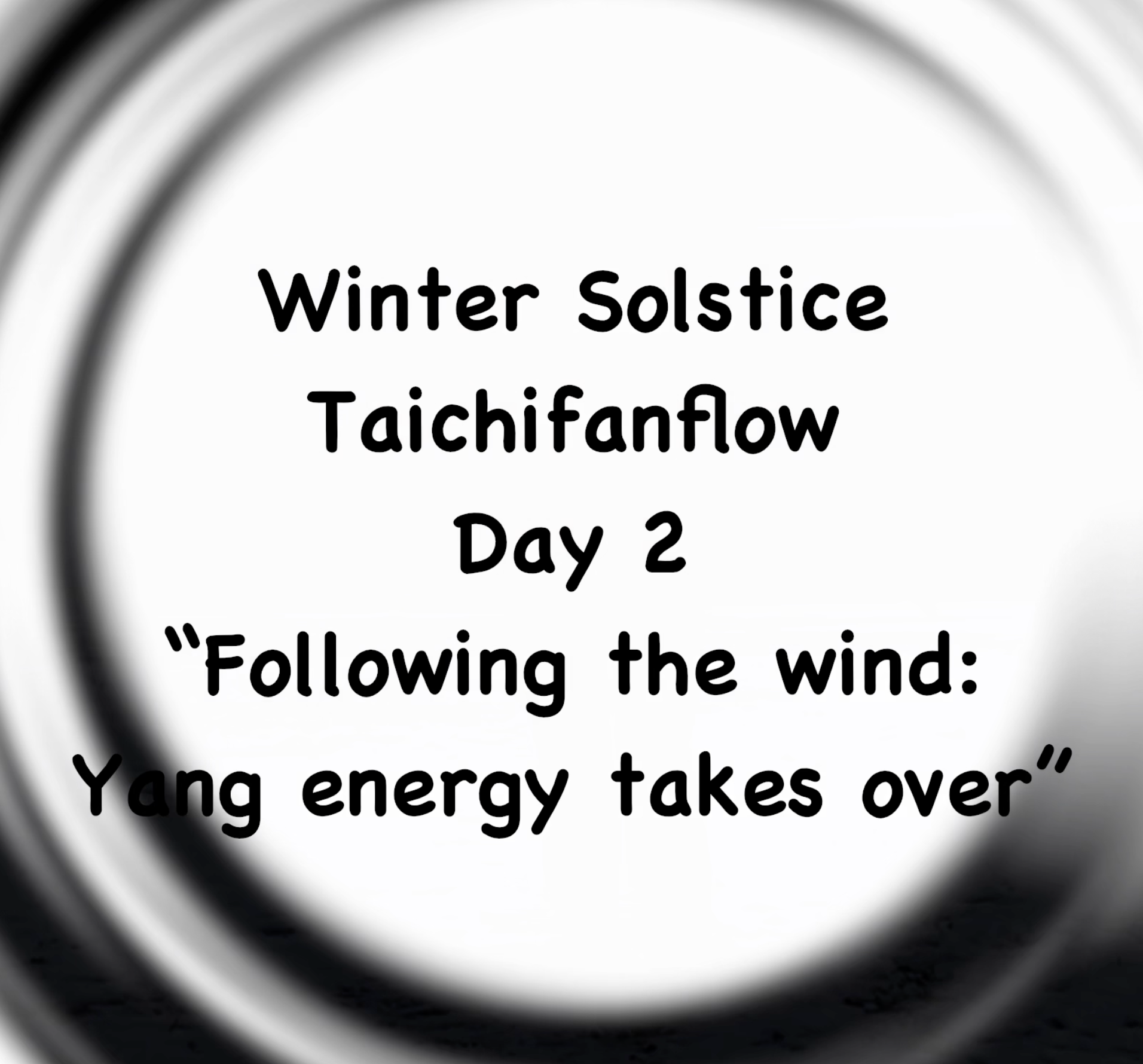 Taichifanflow: winter solstice daily practice - day 2