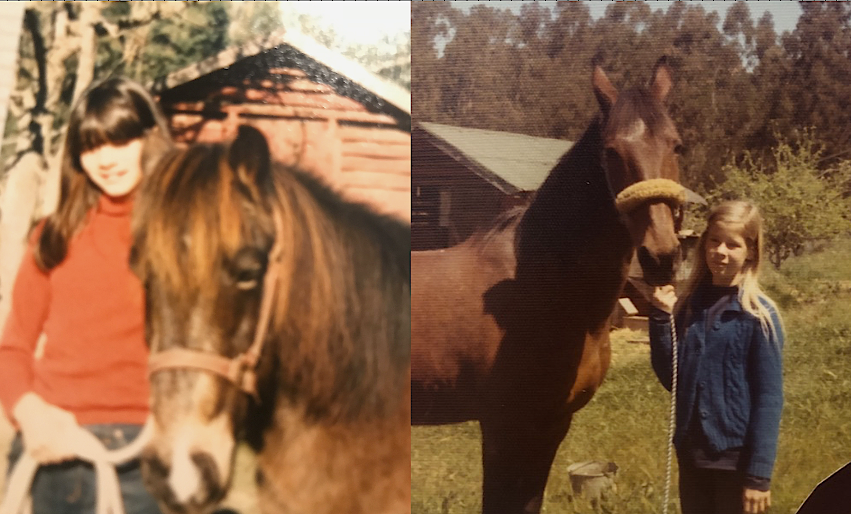Becky and Jenny in the 1970s
