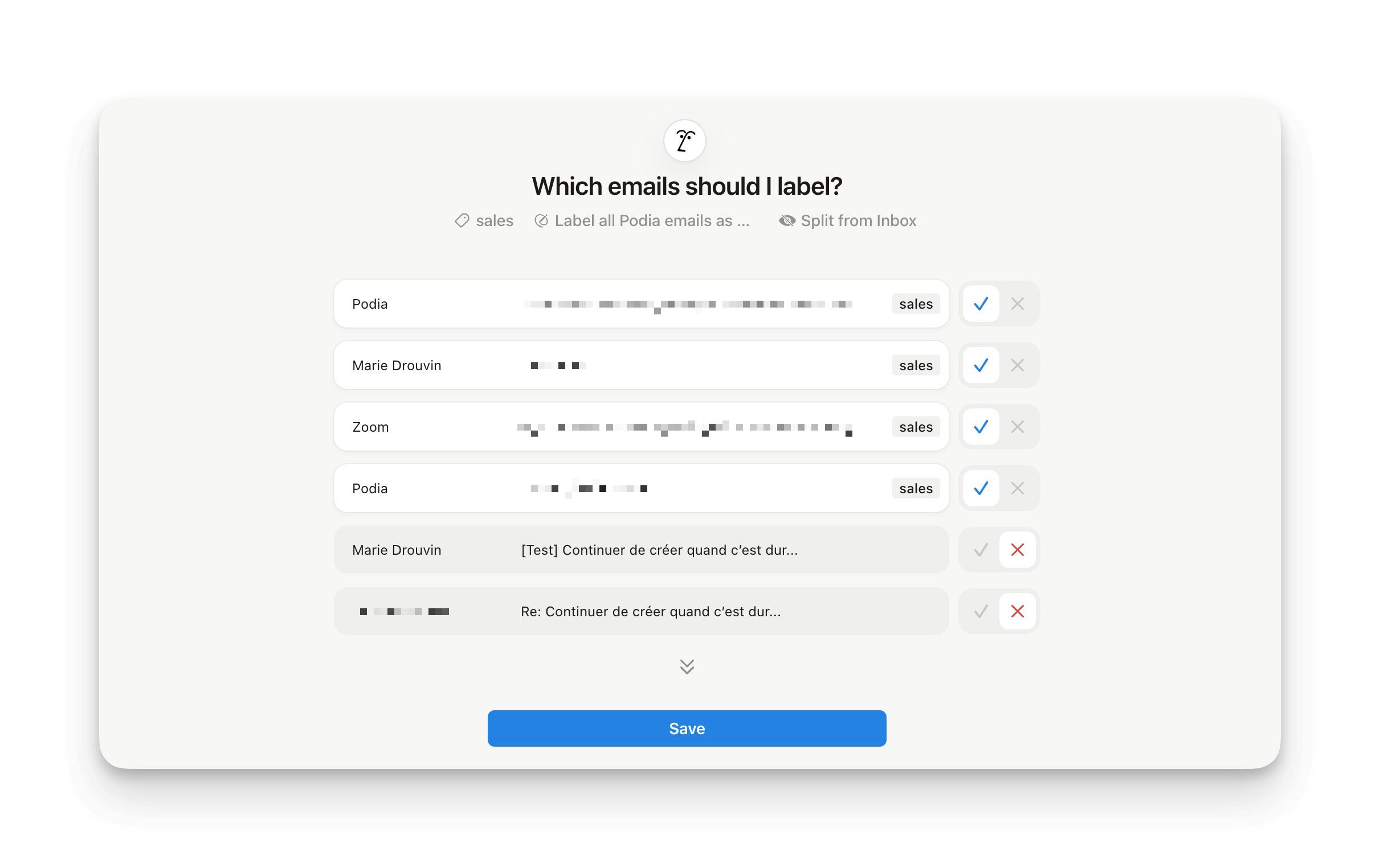 L'intelligence artificielle dans Notion Mail pour classer des emails automatiquement