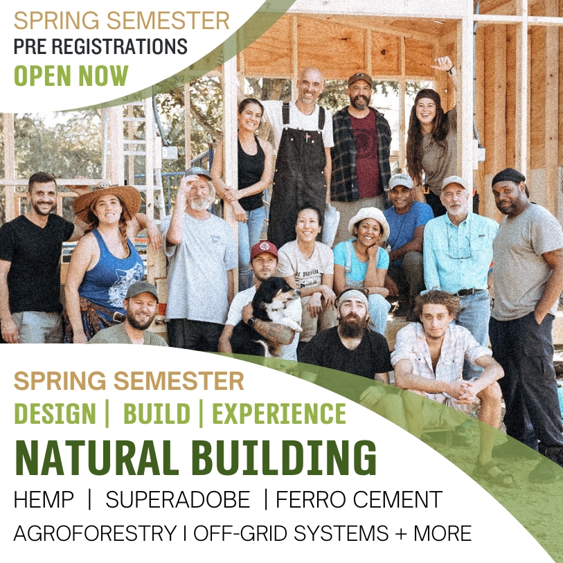 HEMP BUILDER TRAININING SPRING SEMESTER