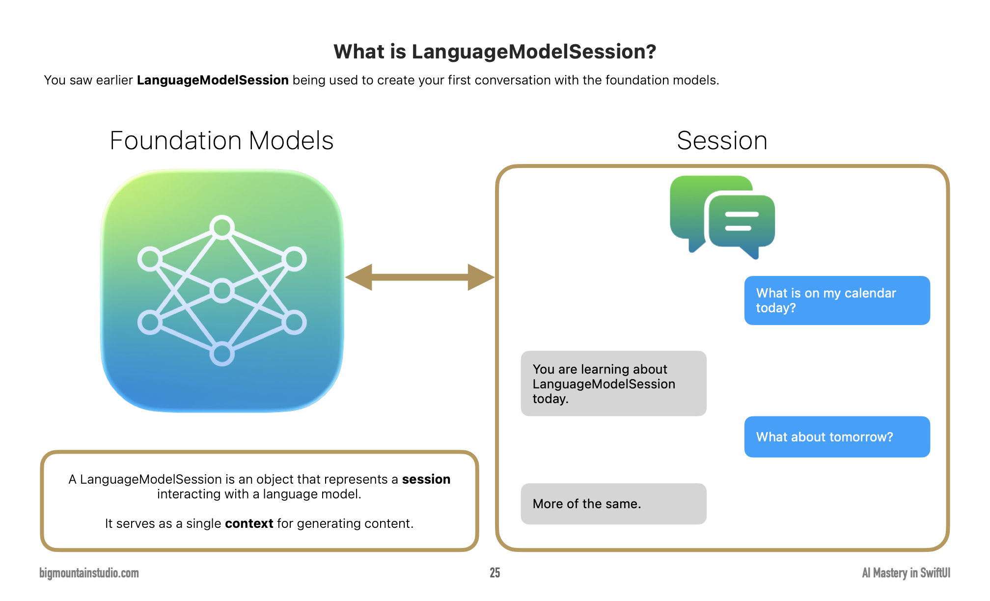 What is a LanguageModelSession?
