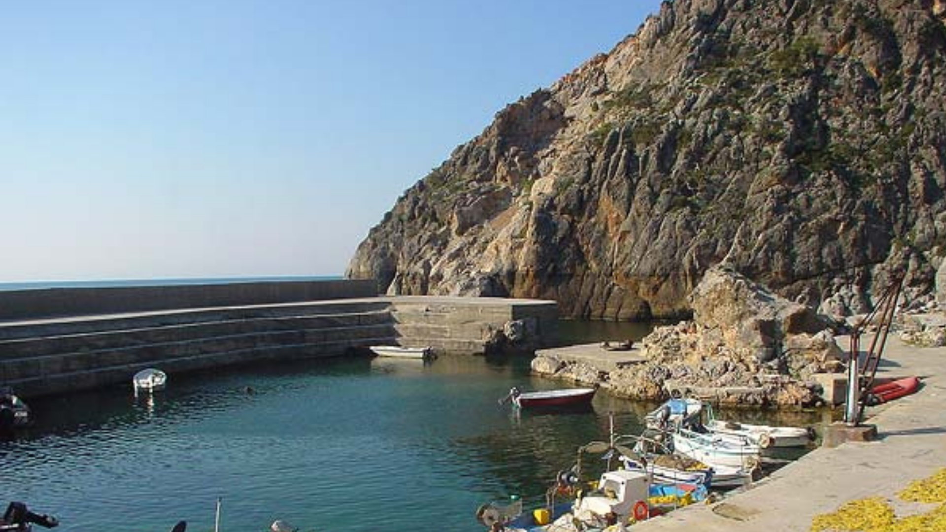 Sougia Harbour, Crete Greece