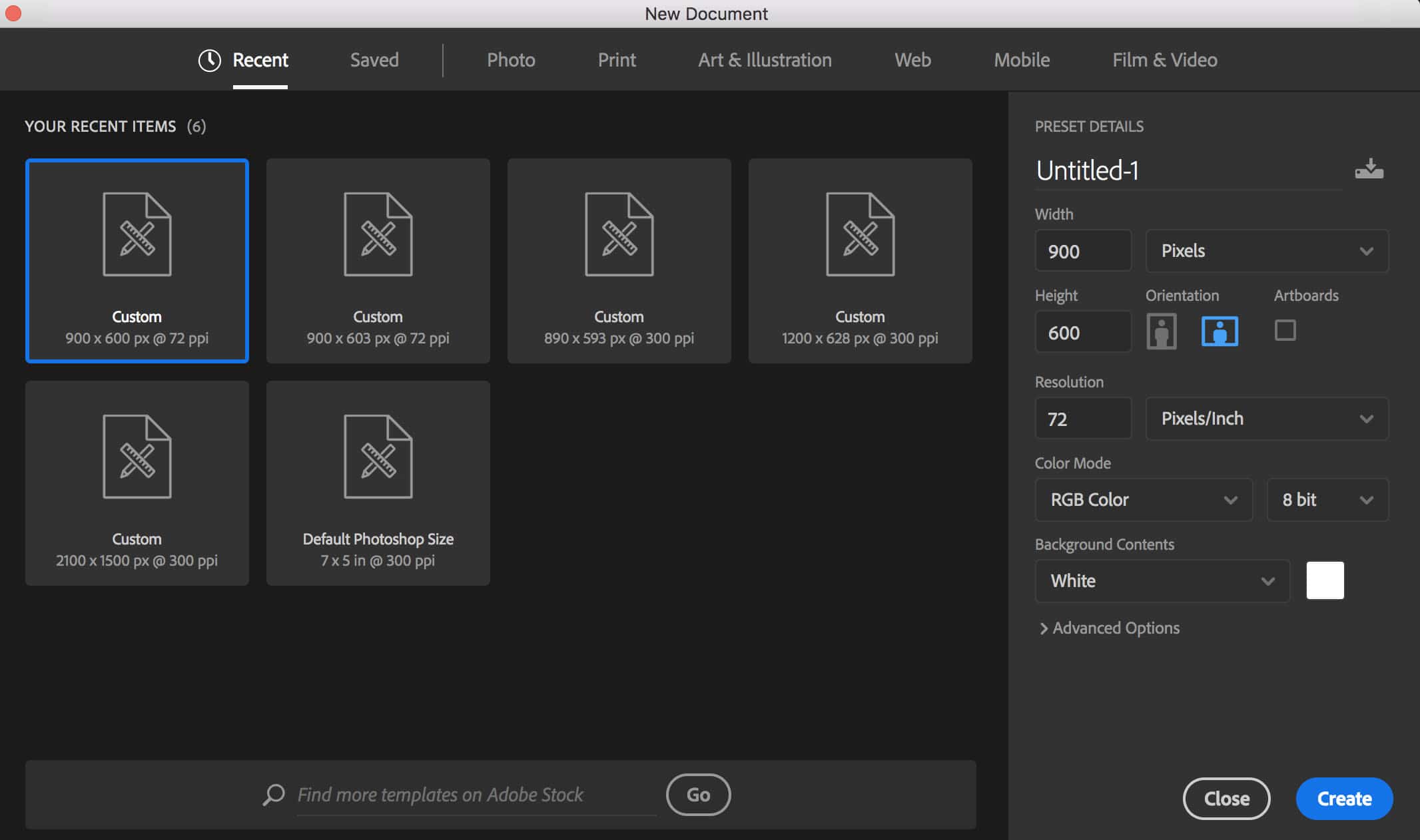 Creating a watermark in photoshop: Step 2