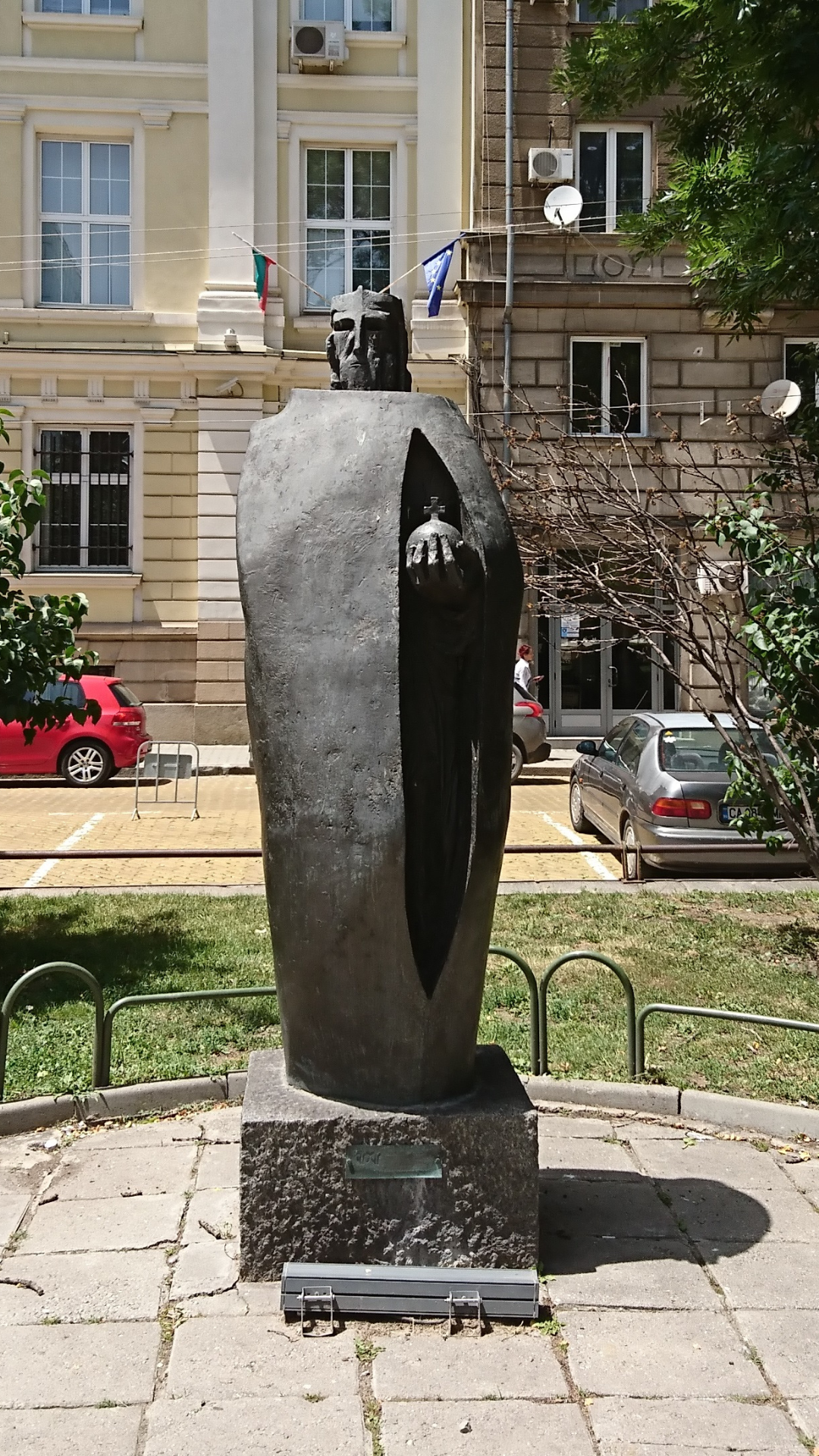 Bulgaria | Statue opposite the Sofia City Art Gallery