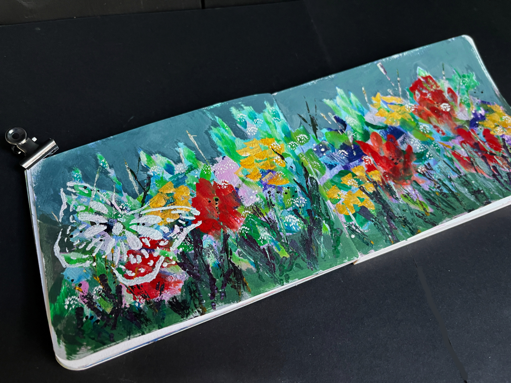 wildflower art journal