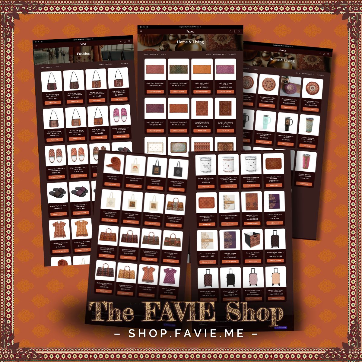 favie shop indian inspired products