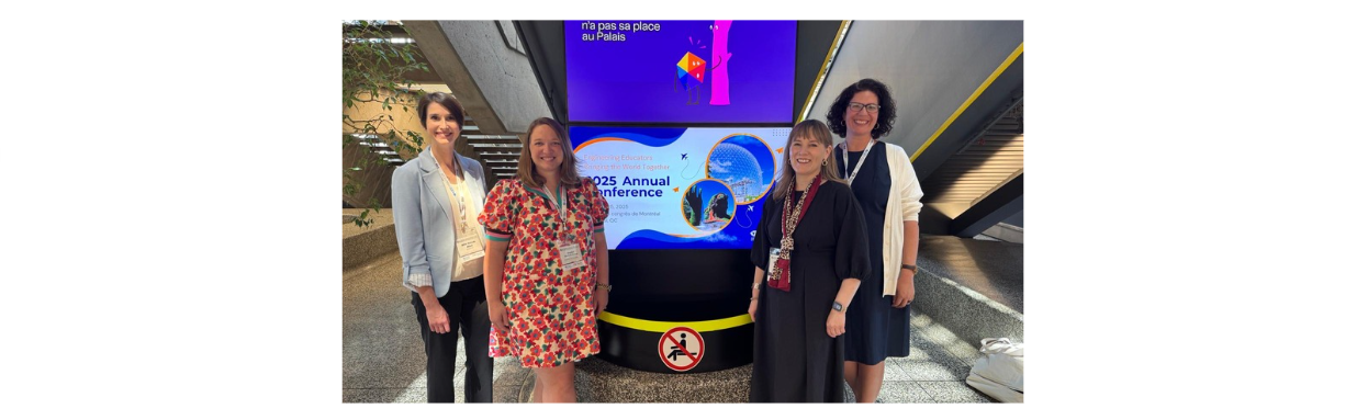 4 paper authors at ASEE conference