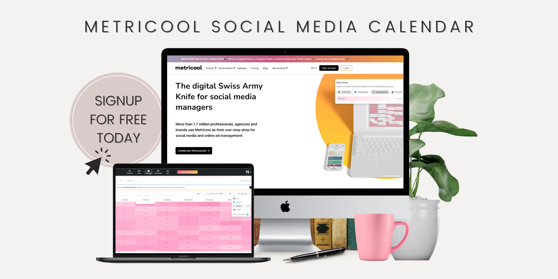 Metricool Social Media Calendar
