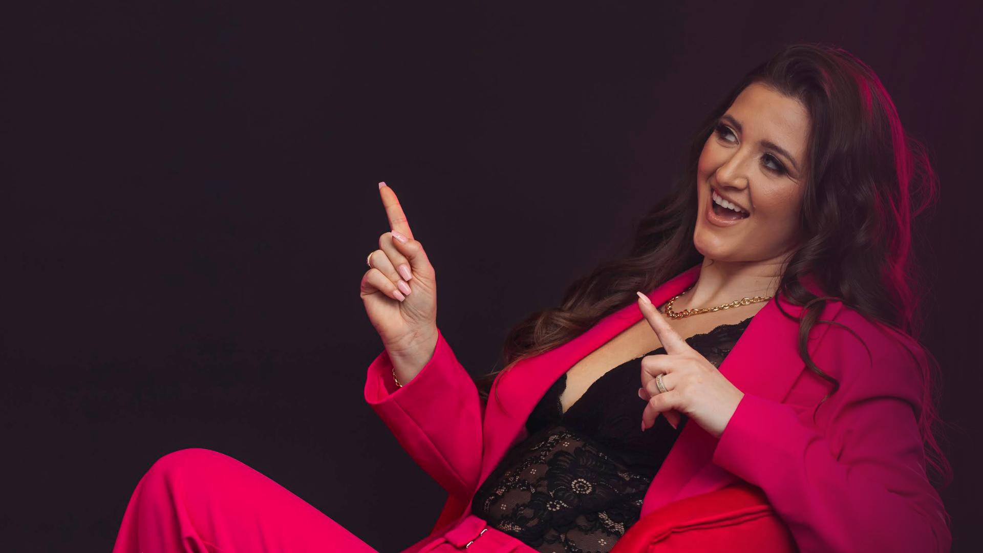 Kelli Connor as a young photographer in her boudoir photography studio in North Carolina