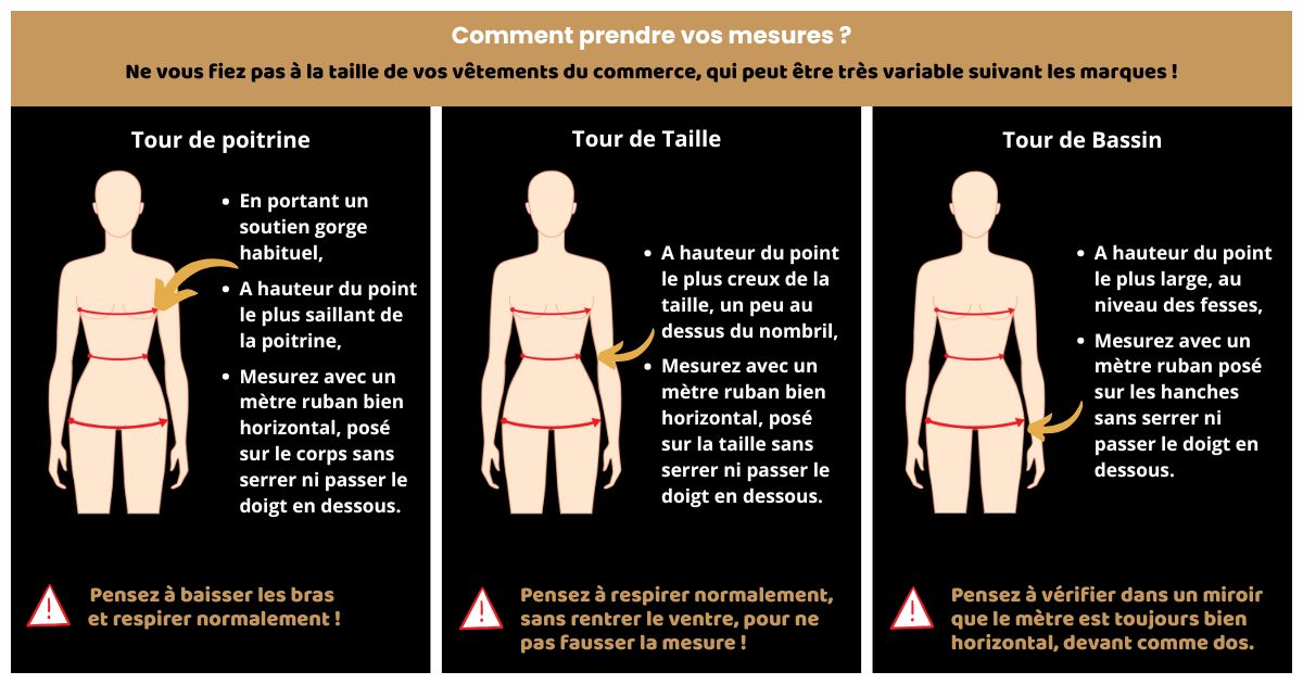comment prendre vos mensurations