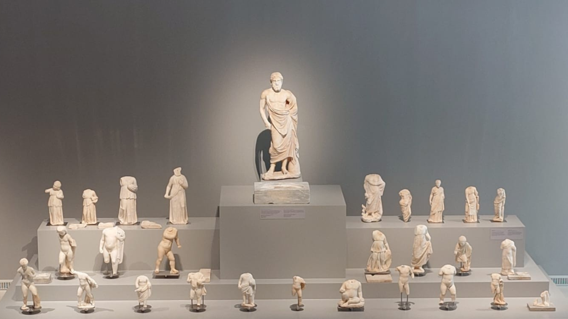 Statues from Ancient Lissos, Crete Greece