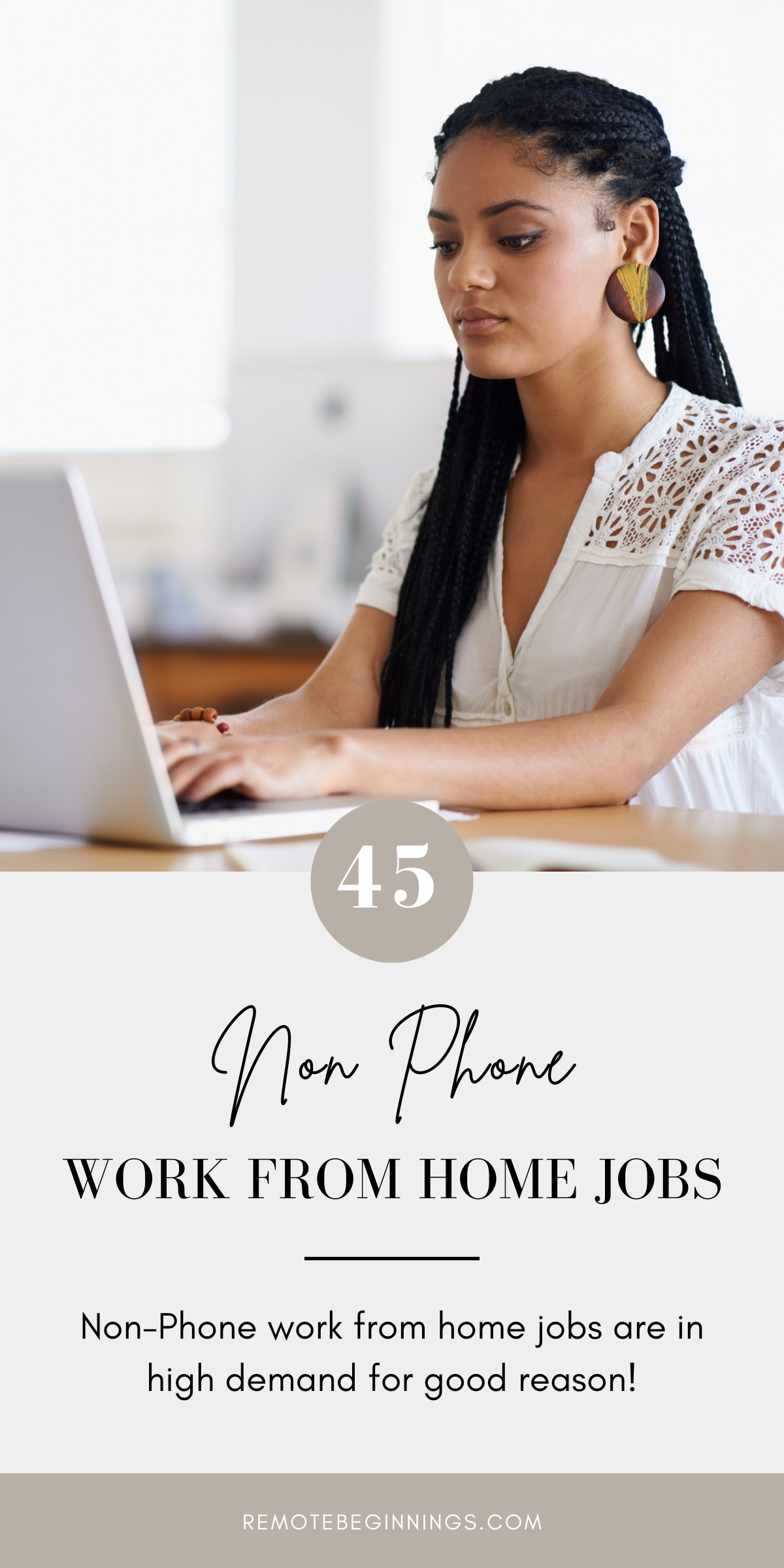 45 Non-Phone Work From Home Jobs