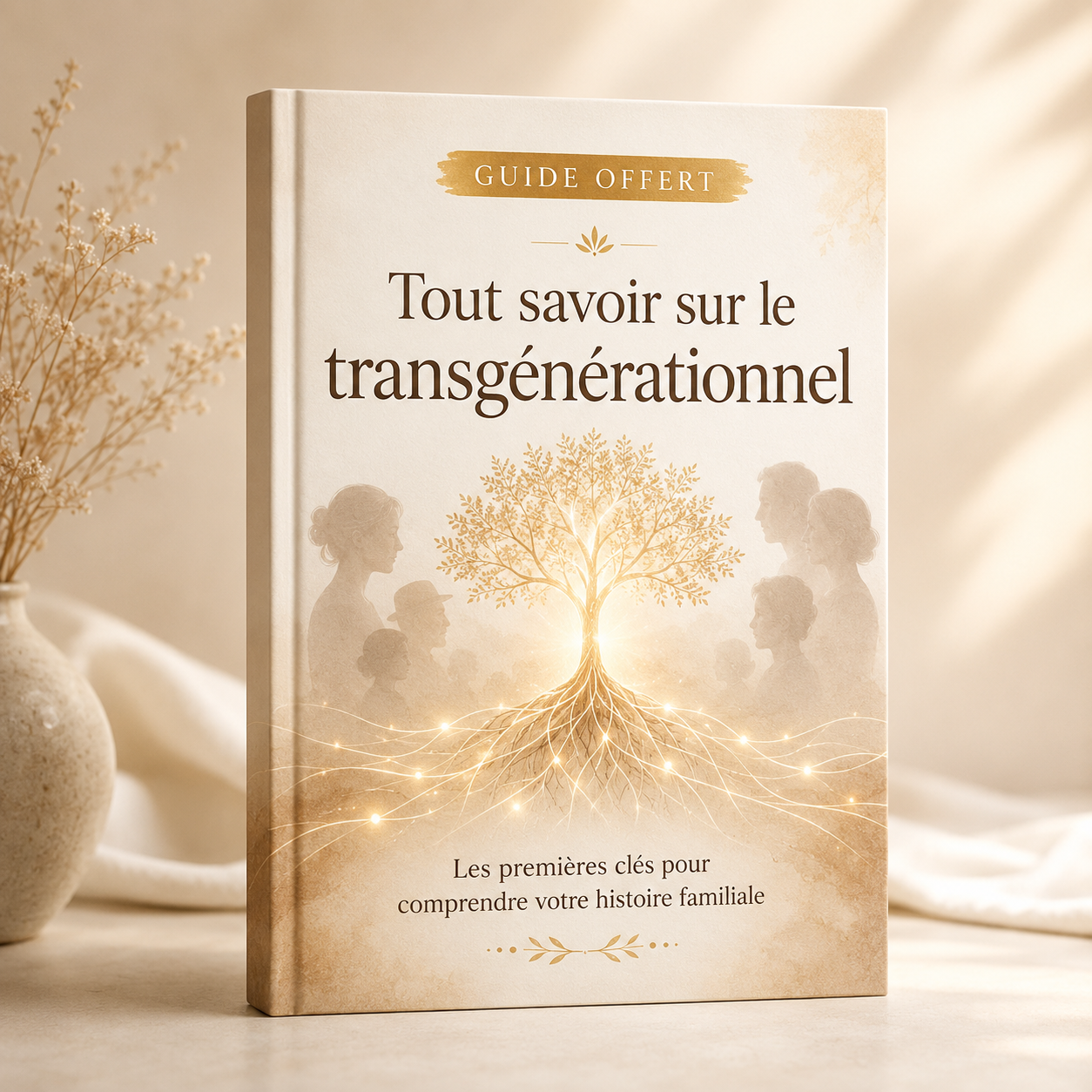 Couverture du guide offert pour comprendre le transgénérationnel et l’histoire familiale