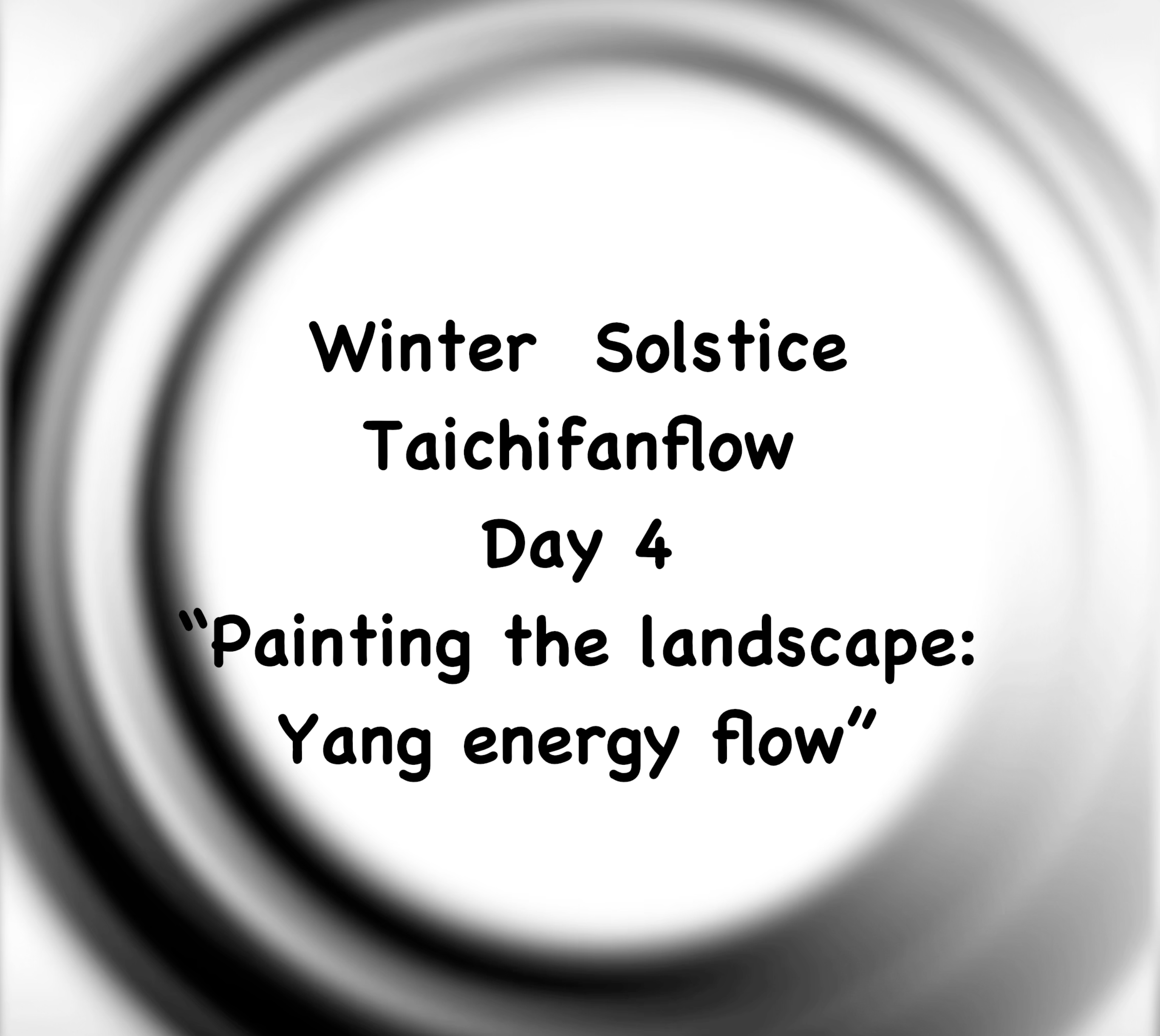 Taichifanflow: winter solstice daily practice - day4