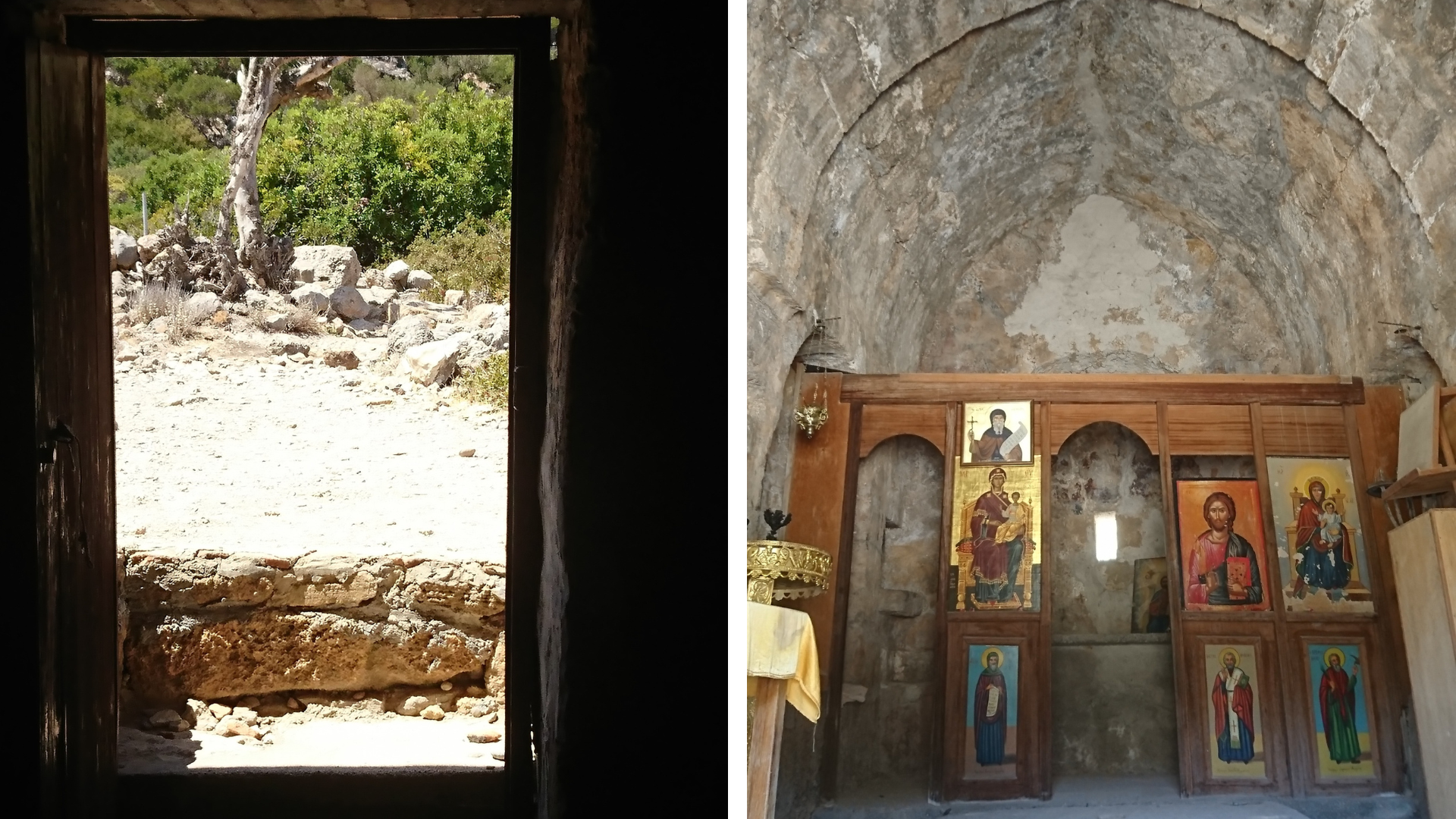 Church of Panagia Lissos, Crete Greece