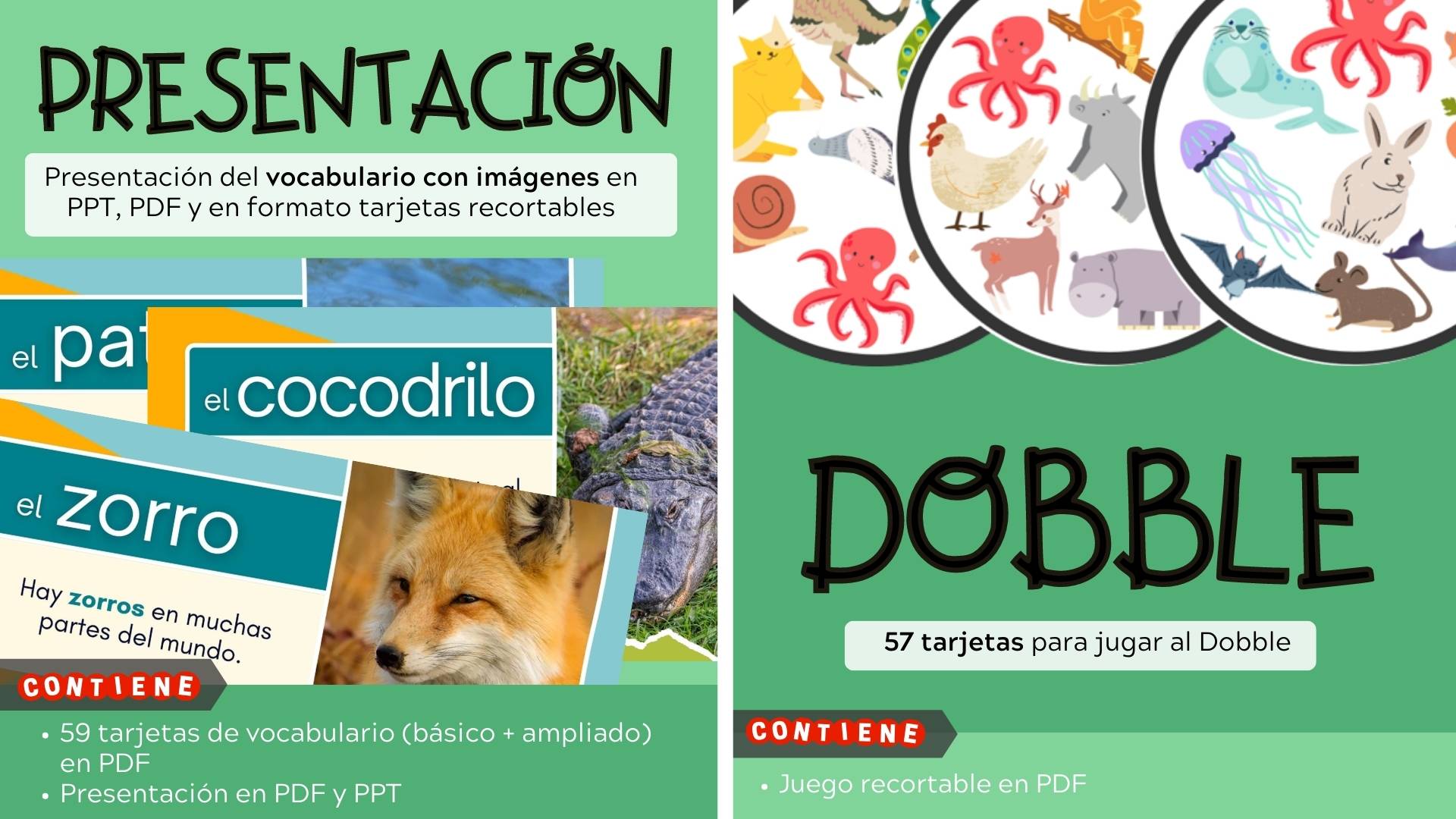 dobble animales