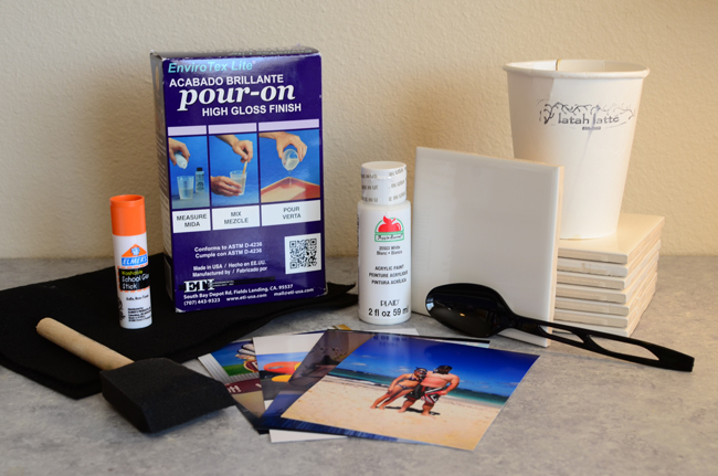 supplies need to make coasters