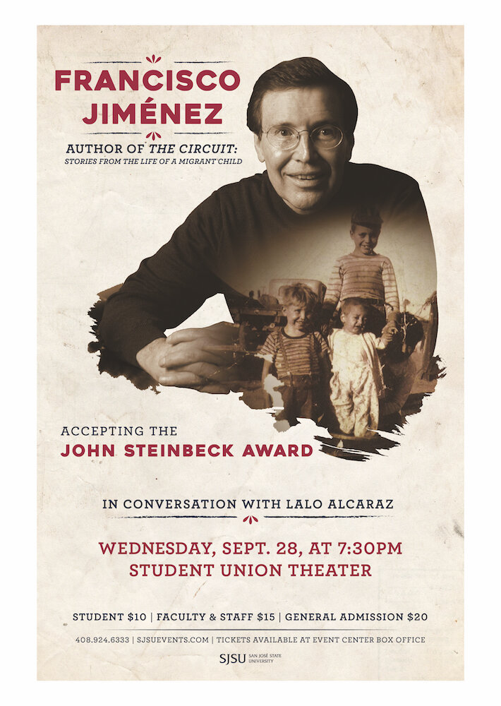 Dr. Francisco Jimenez, recipient of the Steinbeck Award 2016