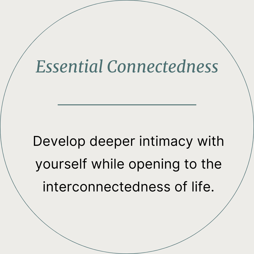 Essential Connectedness. 9:30-10:30am PST, 11:30am-12:30pm CST, 12:30-1:30pm EST