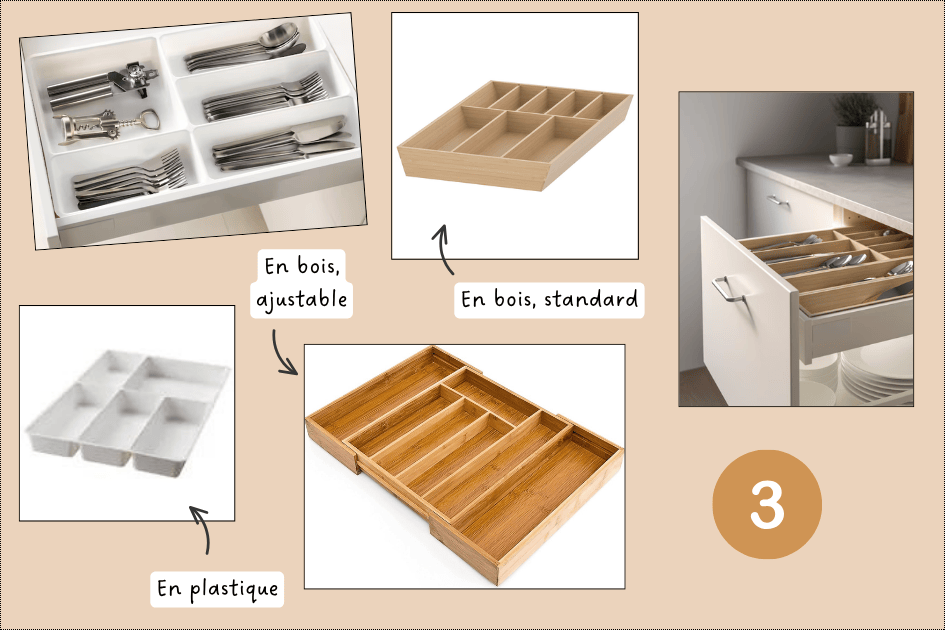 Les organiseurs de tiroirs