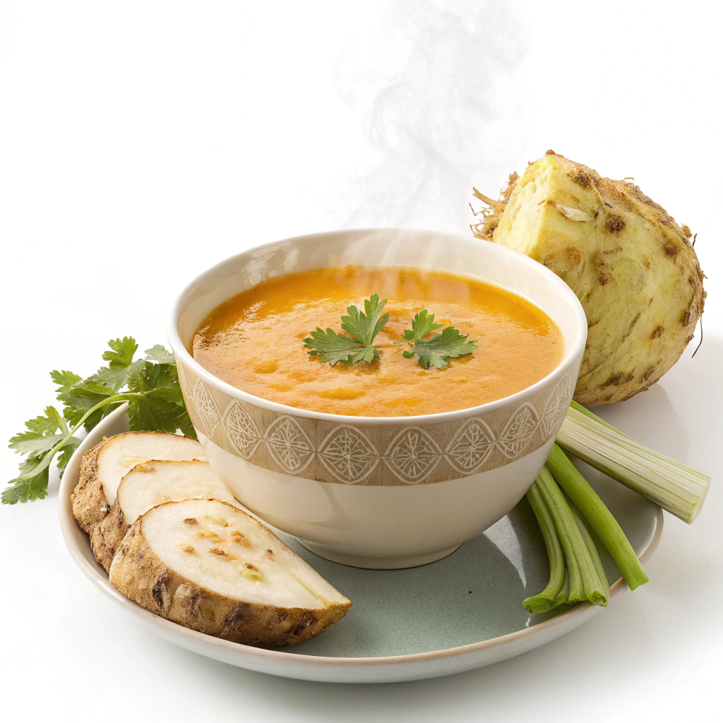 Soupe céleri pauvre en FODMAP