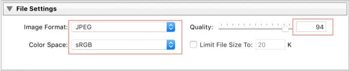 lightroom export settings for print