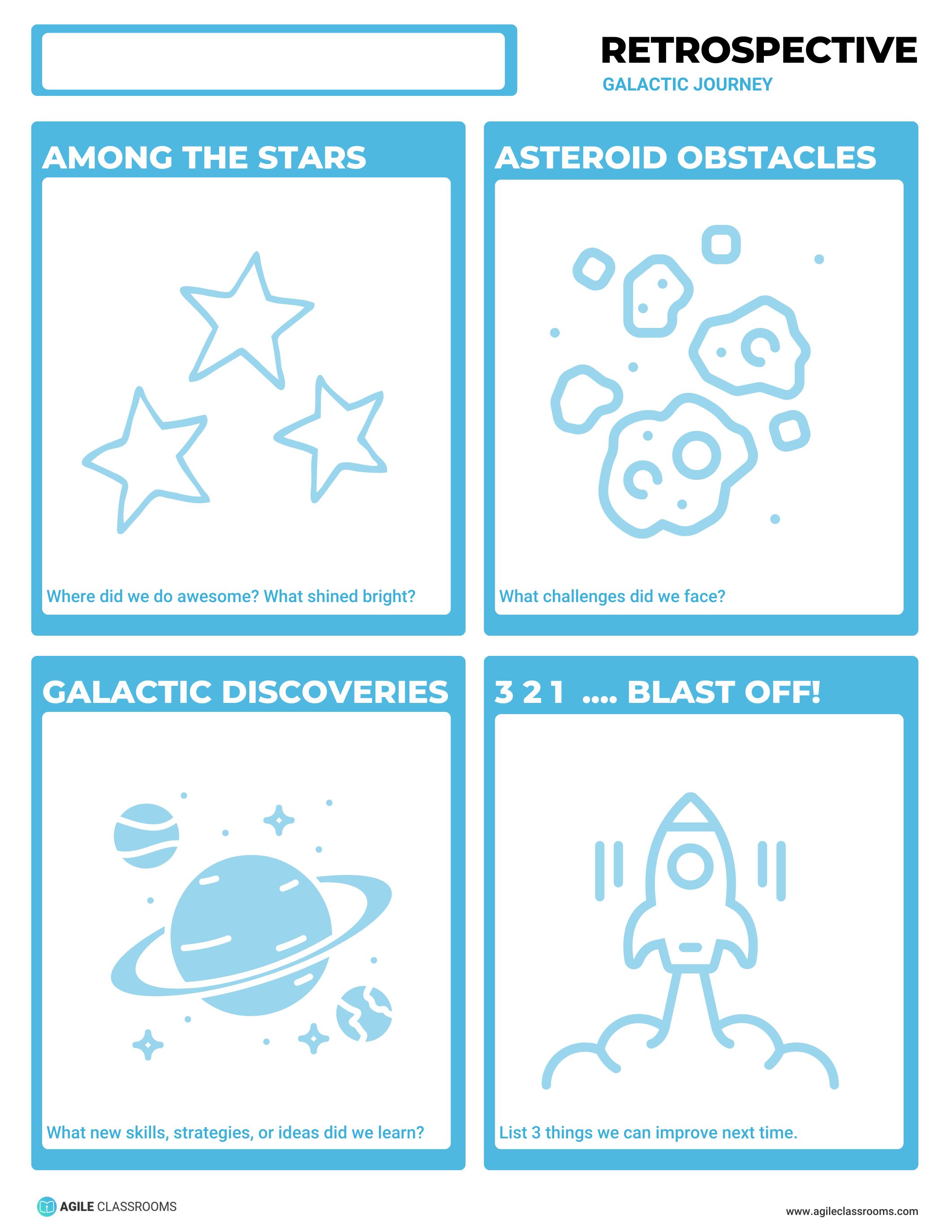 Galactic Journey retrospective template
