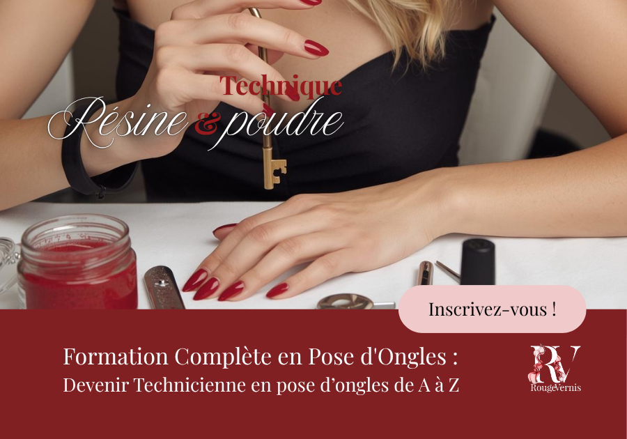 Formation professionnelle en pose d'ongles résine et poudre, accréditée APESEQ