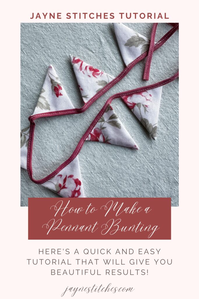 how to make a pennant bunting