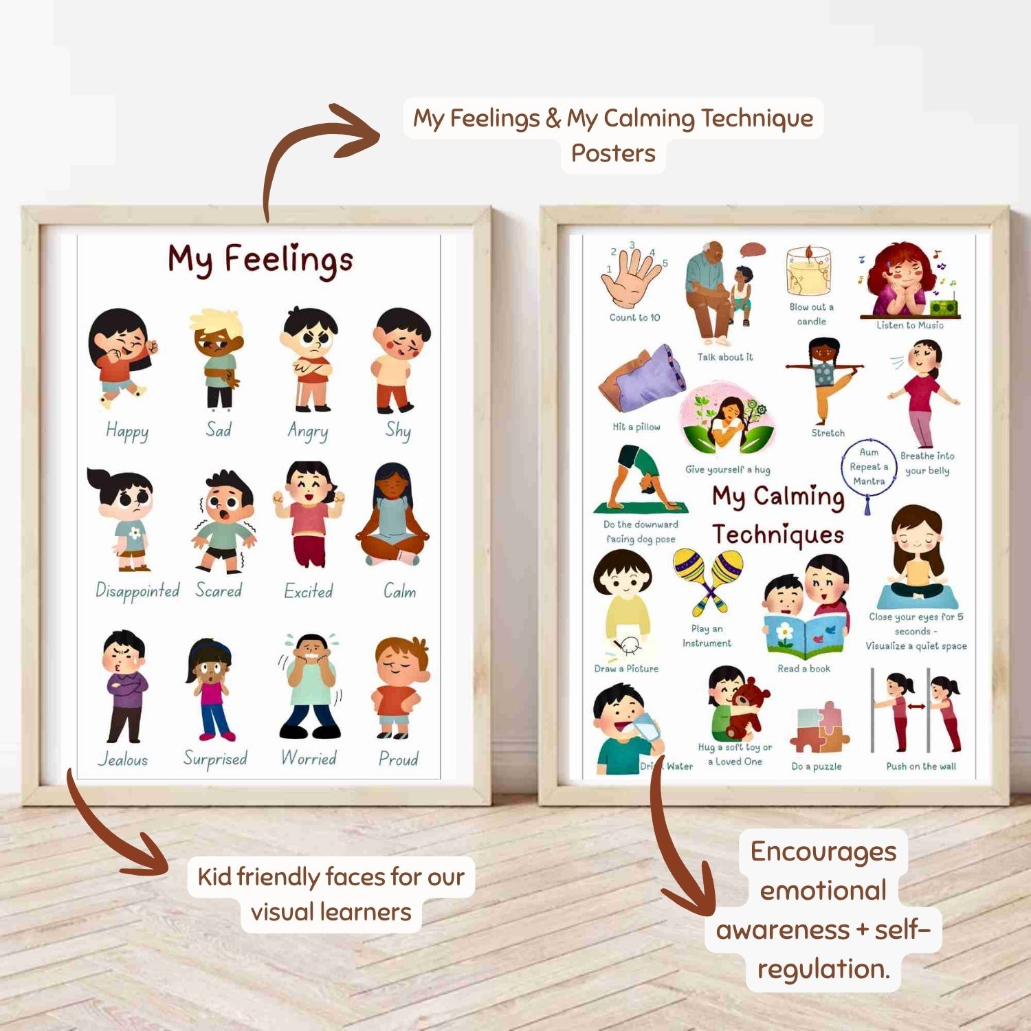 calm corner printable posters