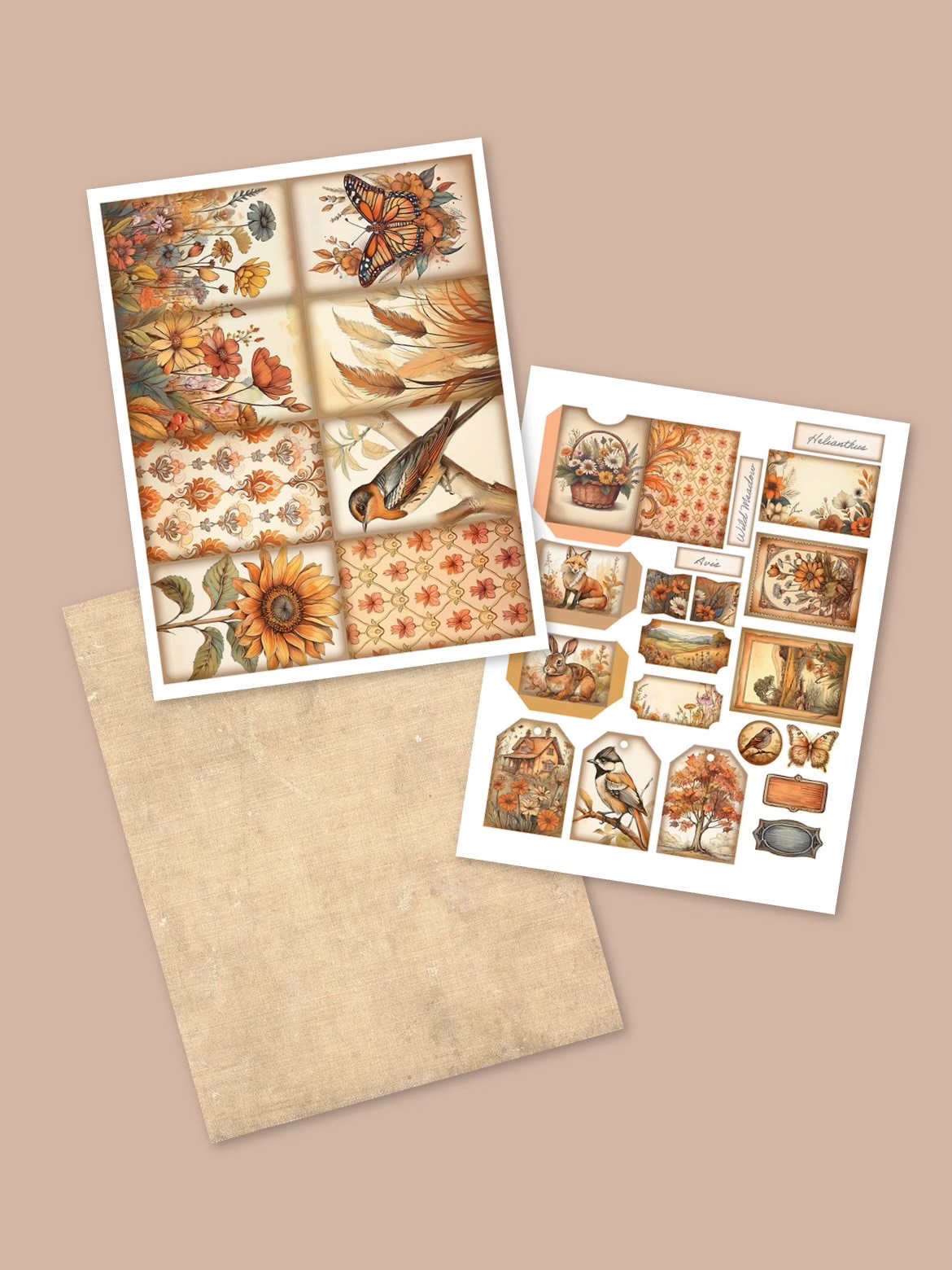 Wild Meadow Mini Junk Journal Kit