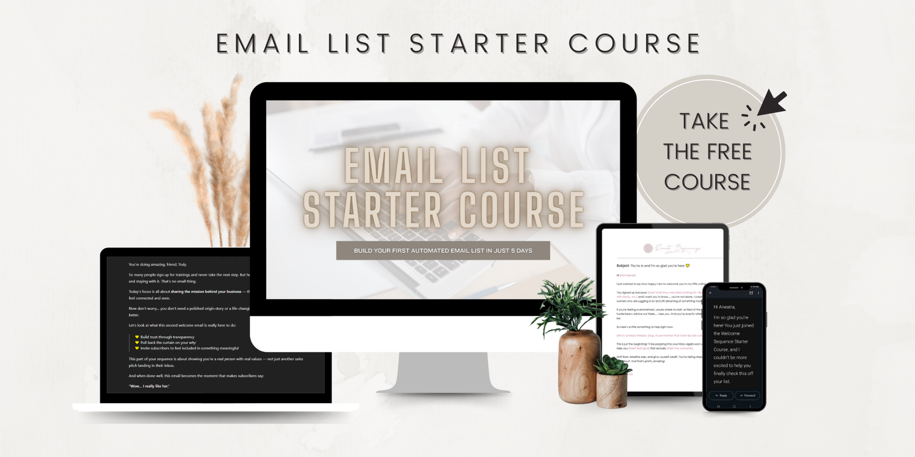 Email List Starter Course