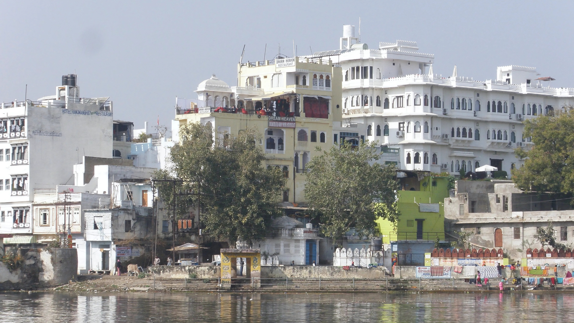 Washing Day by the Lake Udaipur 