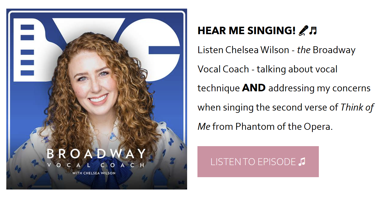 Broadway Vocal Coach Podcast Episode 