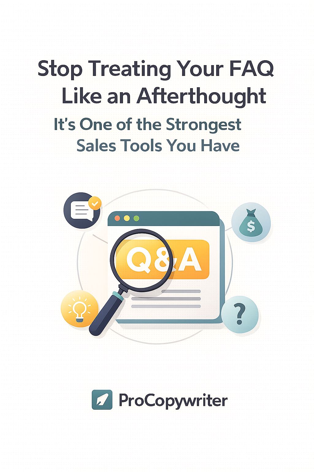 FAQ as sales tool