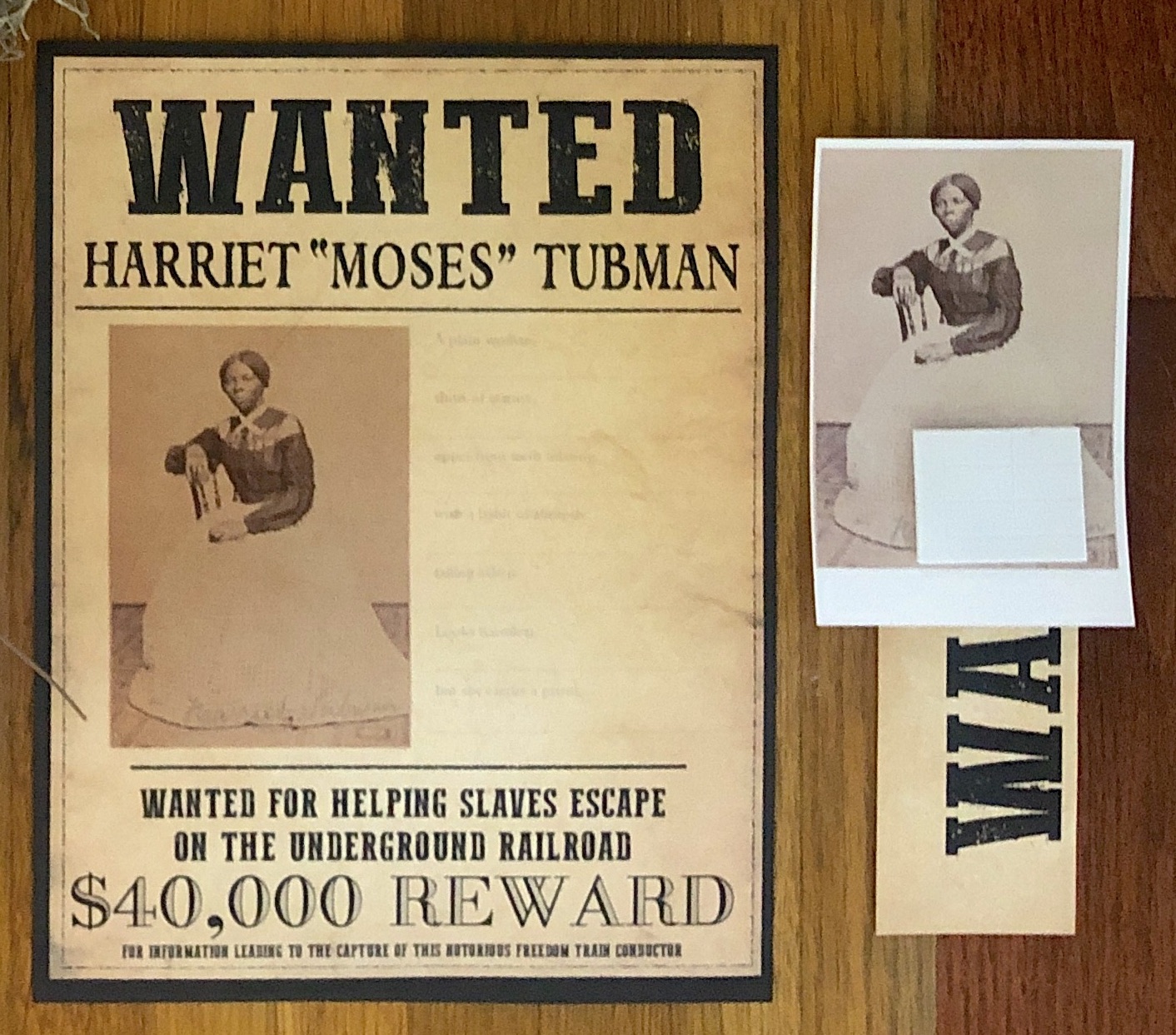 Creative activity idea for teaching FREEDOM TRAIN: THE STORY OF HARRIET TUBMAN by Dorothy Sterling