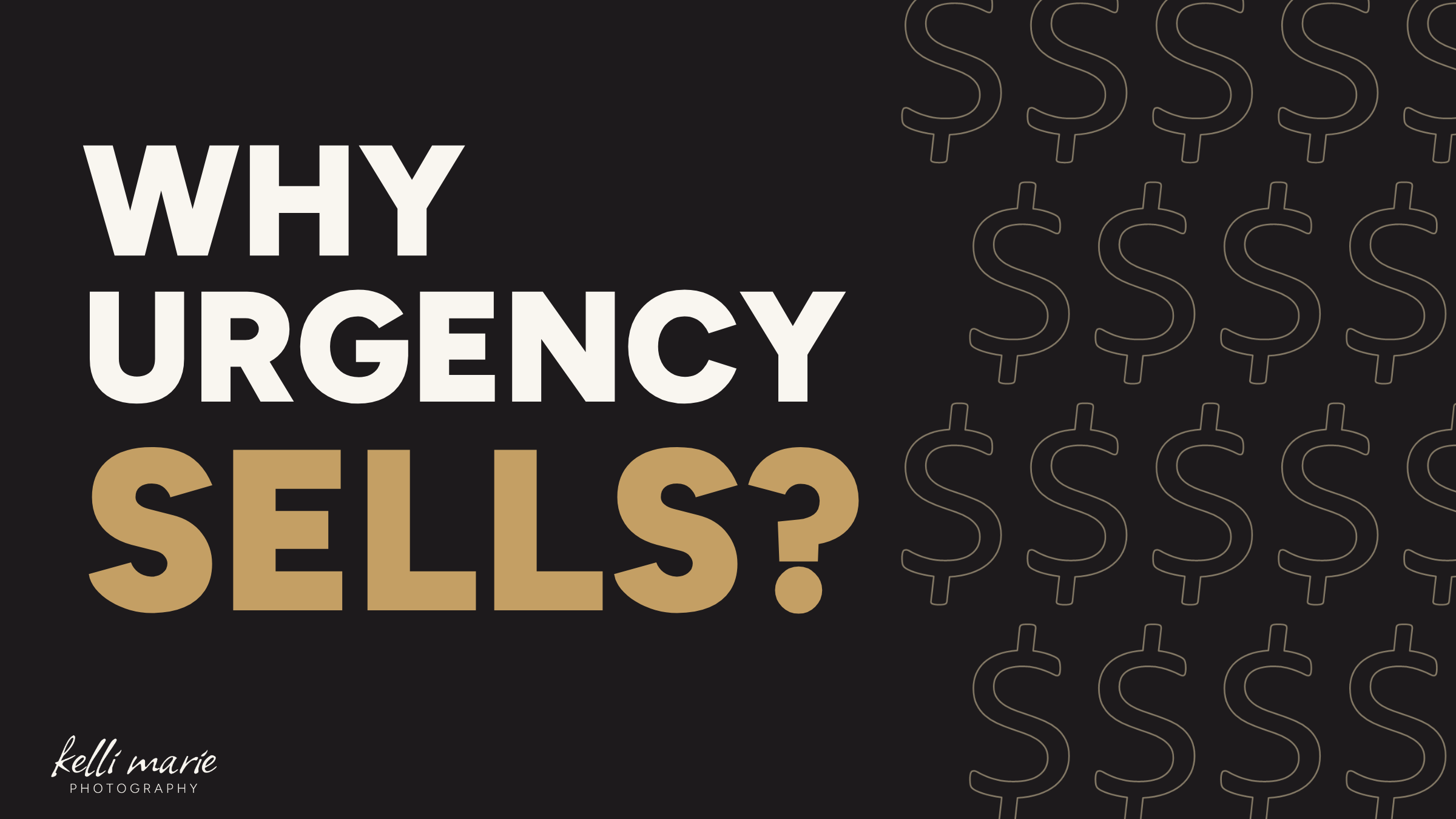 Photography booking urgency